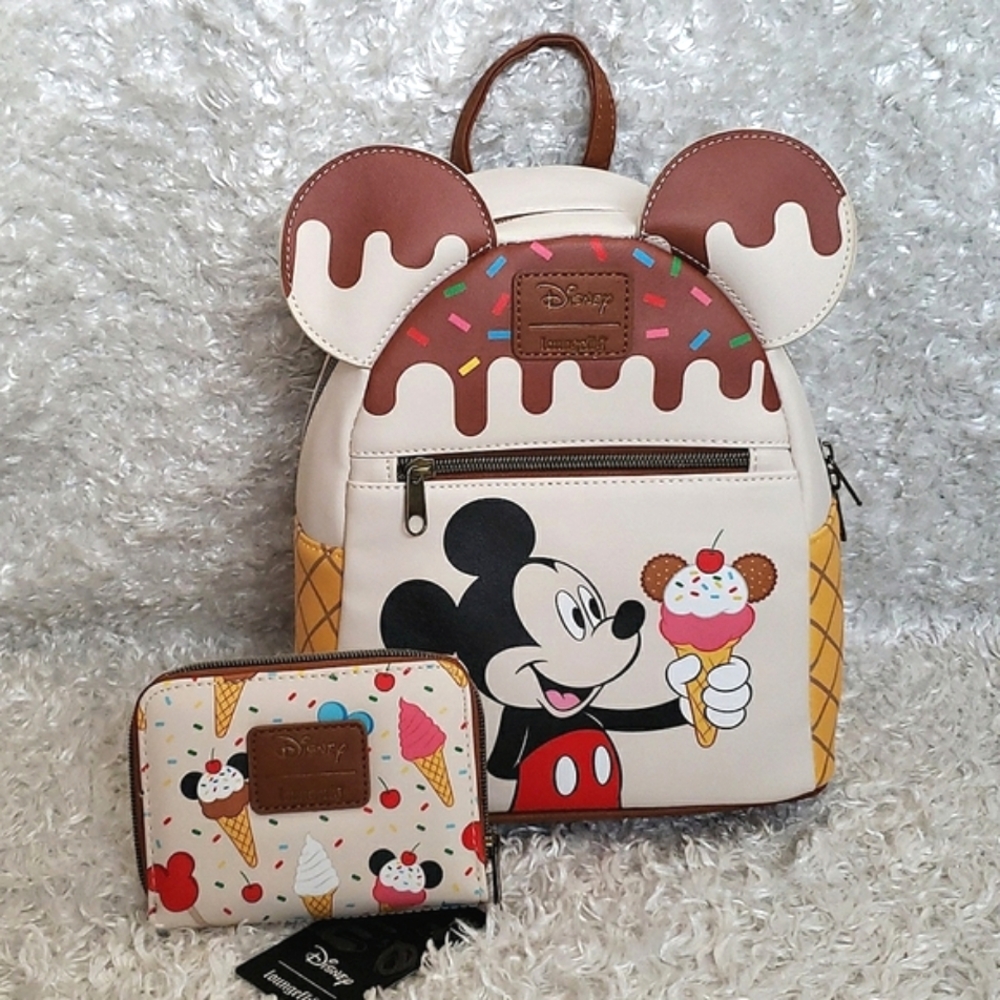 Loungefly Ice Cream Mickey Set